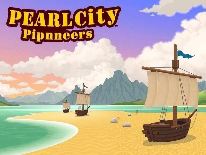 Pearl City Pioneers - Main Game Interface Pearl City Pioneers Game Screenshot